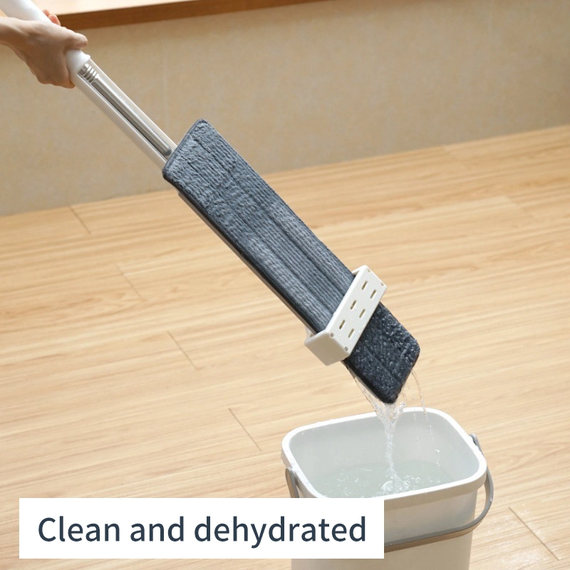 Household Tablet Free Hand Washing Dry and Wet Dual-Purpose Water-Absorbing Spin Dehydrating Mop